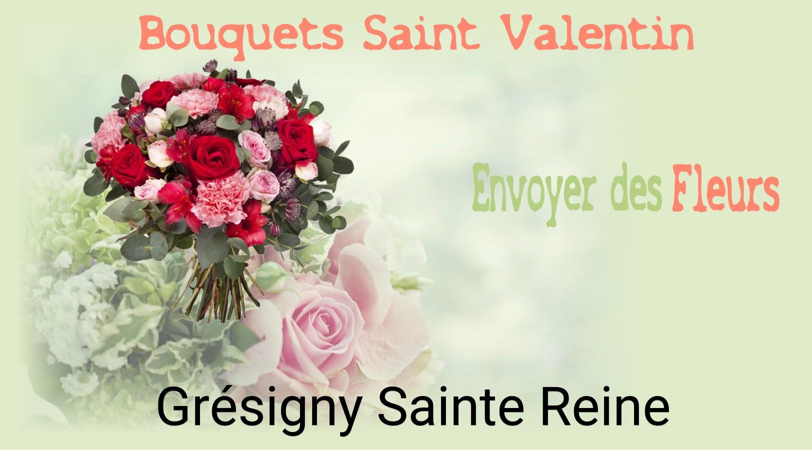 Roses de Saint-Valentin livrées à Grésigny-Sainte-Reine